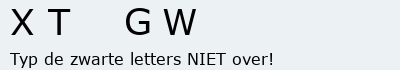 Bevestigingscode