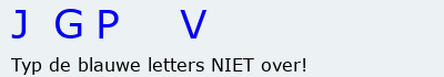 Bevestigingscode