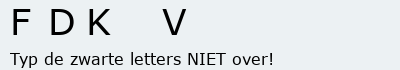 Bevestigingscode