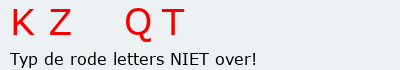 Bevestigingscode