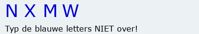 Bevestigingscode
