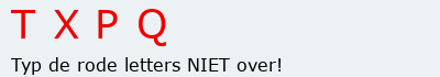 Bevestigingscode