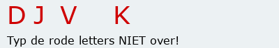 Bevestigingscode