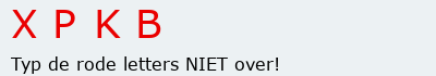 Bevestigingscode