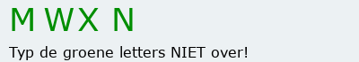Bevestigingscode