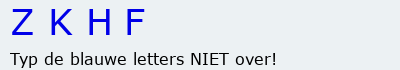 Bevestigingscode