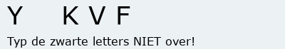 Bevestigingscode