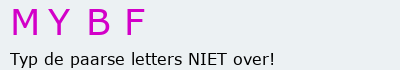 Bevestigingscode