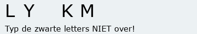 Bevestigingscode