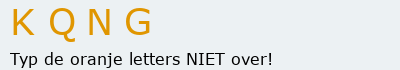 Bevestigingscode