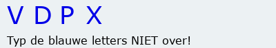 Bevestigingscode