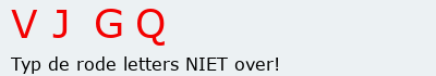 Bevestigingscode