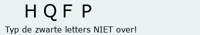 Bevestigingscode