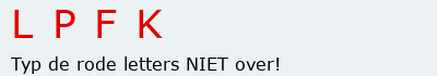 Bevestigingscode