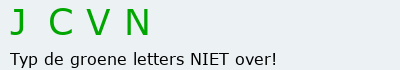 Bevestigingscode
