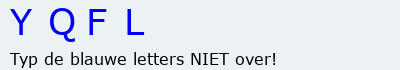 Bevestigingscode