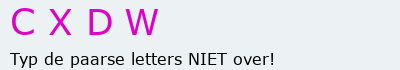 Bevestigingscode