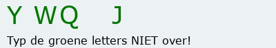 Bevestigingscode