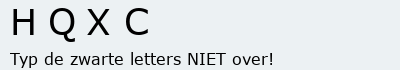 Bevestigingscode