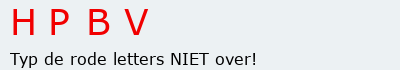 Bevestigingscode