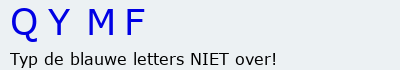 Bevestigingscode