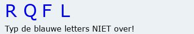Bevestigingscode