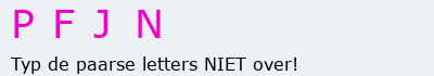 Bevestigingscode