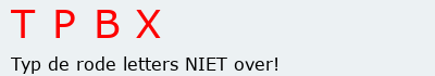 Bevestigingscode