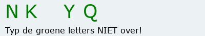 Bevestigingscode