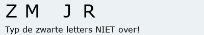 Bevestigingscode