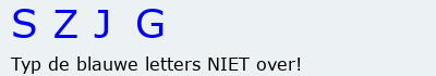 Bevestigingscode