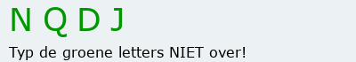 Bevestigingscode