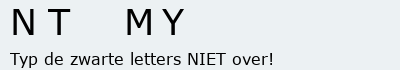 Bevestigingscode