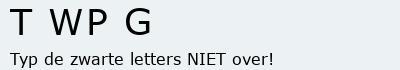 Bevestigingscode