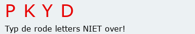 Bevestigingscode