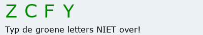 Bevestigingscode