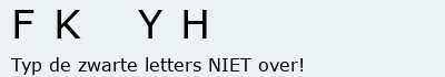 Bevestigingscode