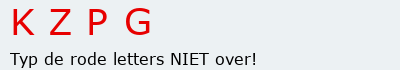 Bevestigingscode