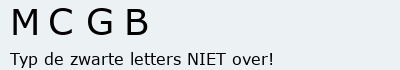 Bevestigingscode