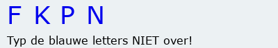 Bevestigingscode
