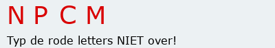 Bevestigingscode