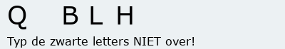 Bevestigingscode