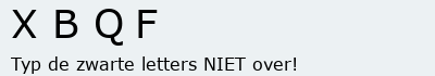 Bevestigingscode