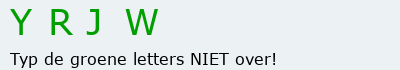 Bevestigingscode