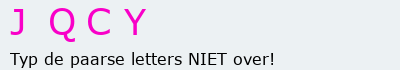 Bevestigingscode