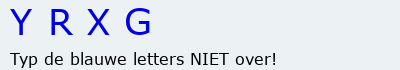Bevestigingscode