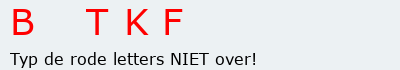 Bevestigingscode