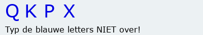 Bevestigingscode