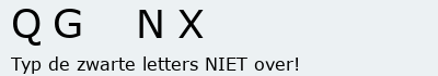 Bevestigingscode