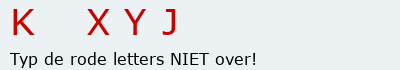 Bevestigingscode